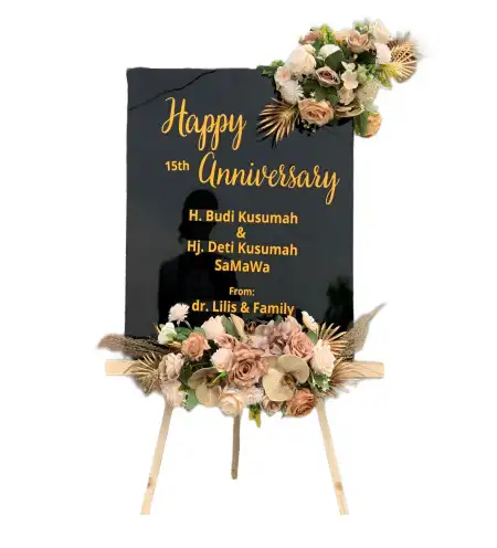 Papan Bunga Akrilik Renah Semanek